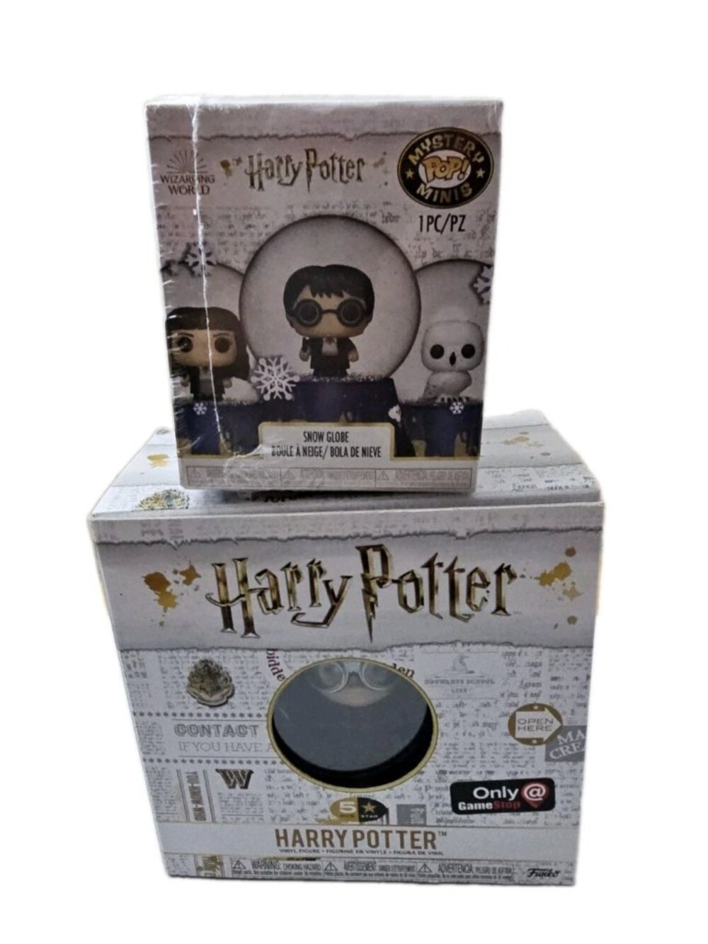 Funko Harry Potter W/Broom Forbidden Forest Vinyl Figure & Blind Box Snow Globe